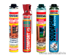 Монтажные пены SOUDAL от официального дистрибютара в Украитне