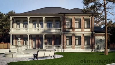 Окна в загородном доме &mdash; 