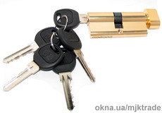 Цилиндровый дверной механизм (цилиндр) цынковий сплав