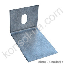 Фасадный кронштейн L-образный 56х50х80х1.5 мм