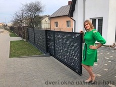 Ворота откатные, парканРанчо, калитка