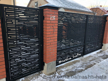 Ворота распашные I Modern-стиль для дизайна Вашего дома