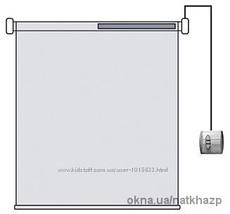 Рулонные шторы с электроприводом