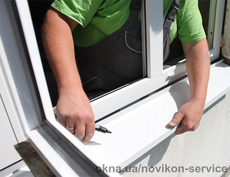 Установка алюминиевых отливов