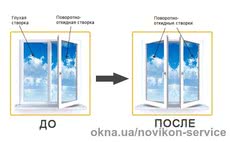 Замена глухой части окна на открывающуюся створку