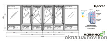 Балконное остекление REHAU профиля EURO 70 в цвете 