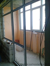 остекление выхода на балкон и лоджии по ул. Щорса &mdash; Novivikna
