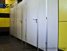 Туалетные перегородки стандарт (25 мм)