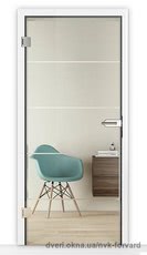 Внутренние стеклянные двери GlassLine, GrooveGlass 15-10