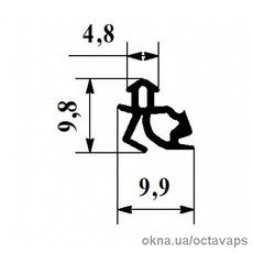 Уплотнитель 120-01-ALUPLAST