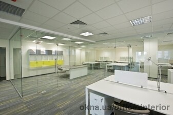 цельностеклянные перегородки &mdash; 