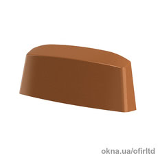 Водоотливной колпачок для окон ПВХ, золотой дуб RAL 8003