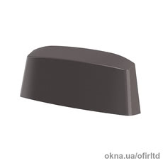 Водоотливной колпачок для окон ПВХ, темно-коричневый RAL 8019