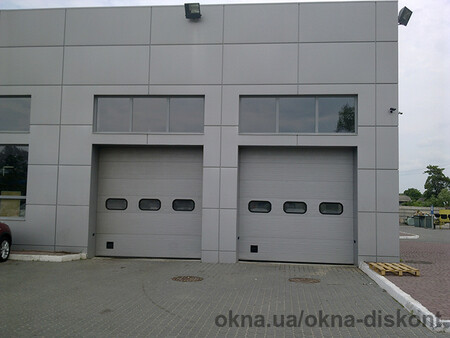 Установка ворот