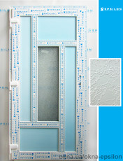 Двери входные с декоративным стеклом 2000х1000