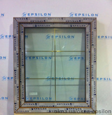 Окно декорированное шпросами 1100 х 900