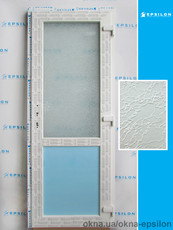 Двери с декоративним стеклом 2100 х 820