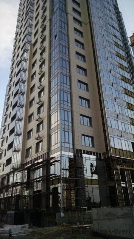 Комплексне скління ЖК "RIVERSTOEN" г. Киев