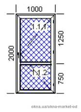 Дверь межкомнатная ПВХ Т87 TROCAL 58