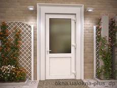 Входные металлопластиковые двери из профиля WDS