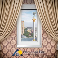 Металлопластиковое глухое окно Windom Eco