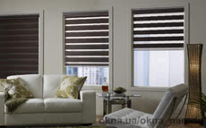 Рулонны шторы (открытый и зкрытый тип)