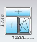 Окно в Сталинку цена (Т- образное окно Киев цена)