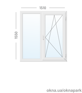 Вікно 1510х1550