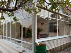 Алюминиевое холодное остекление веранды