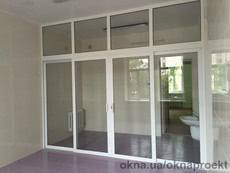 Раздвижная система из металлопластикового профиля