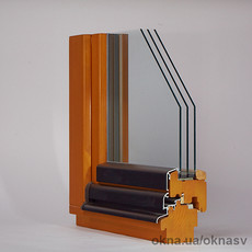 Деревянные евро окна Модерн с накладками. Кривой Рог. Купить на заказ. Окна SV. Гарантия 5 лет.