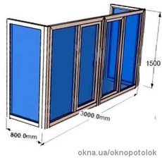 Металлопластиковый балкон