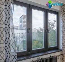 Двусторонняя ламинация Антрацит.