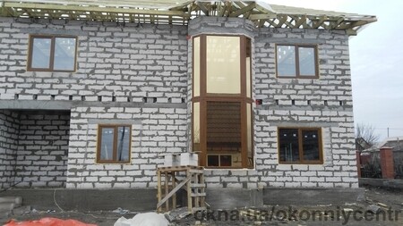 Остекление коттеджа на Молочной