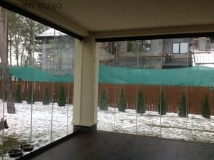 Безрамное остекление террасы —  Безрамное остекление террасы —