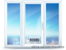 Теплое пластиковое окно - Rehau Geneo (2000х1400 мм).