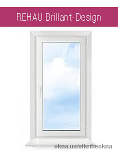 Энергосберегающие окно оригинального дизайна в дом/квартиру 700х1400. Rehau Brillant