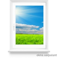 Металлопластикове окно 850*1400 однокамерное энергосберегающее