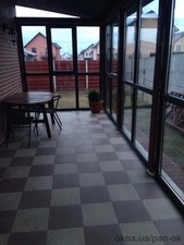 Застекление террасы под Киевом &mdash; ПАН-ОК