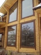 Окна деревянные с стеклопакетом от 68-го до 106-го профиля &mdash; 