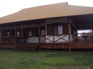 Остекление коттеджей в Киеве и Киевской области. &mdash; Панорама