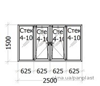 Остекление балкона