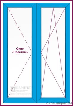 Балконно-штульповая цельностеклянная дверь `Престиж`