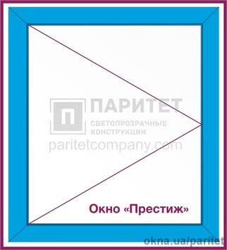 Одностворчатое левое поворотное `Престиж`