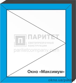 Одностворчатое левое поворотное `Максимум`