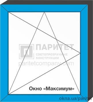 Одностворчатое левое поворотно откидное `Максимум`