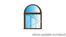 Окно арочное поворотно откидное