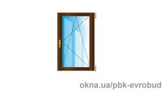 Одинарное окно, наклонно поворотное