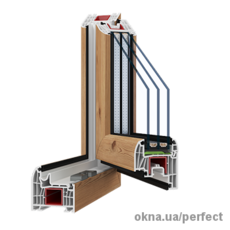 Семикамерний віконний ПВХ профіль PERFECT 7 Platinum для приватних будинків