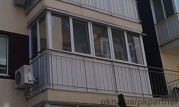 Балкони, лоджії з ПВХ (REHAU) та алюмінієвих профілів